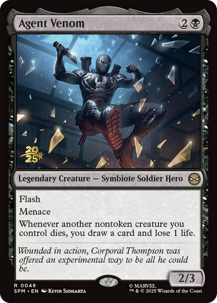 Agent Venom [Marvel's Spider-Man Prerelease Promos] | Chromatic Games