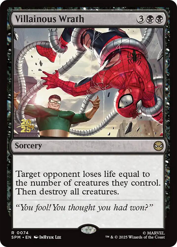Villainous Wrath [Marvel's Spider-Man Prerelease Promos] | Chromatic Games