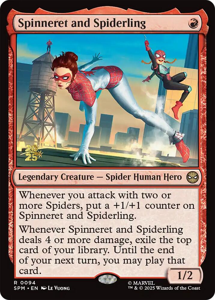 Spinneret and Spiderling [Marvel's Spider-Man Prerelease Promos] | Chromatic Games