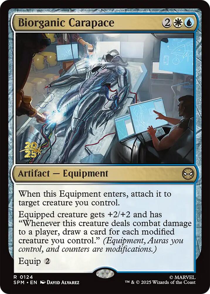 Biorganic Carapace [Marvel's Spider-Man Prerelease Promos] | Chromatic Games