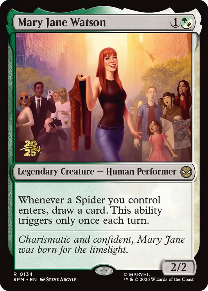 Mary Jane Watson [Marvel's Spider-Man Prerelease Promos] | Chromatic Games