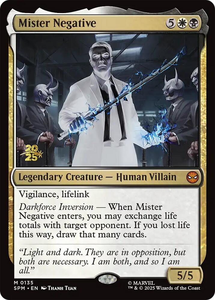 Mister Negative [Marvel's Spider-Man Prerelease Promos] | Chromatic Games