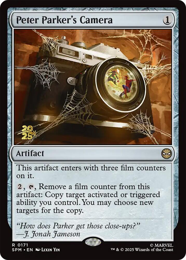 Peter Parker's Camera [Marvel's Spider-Man Prerelease Promos] | Chromatic Games