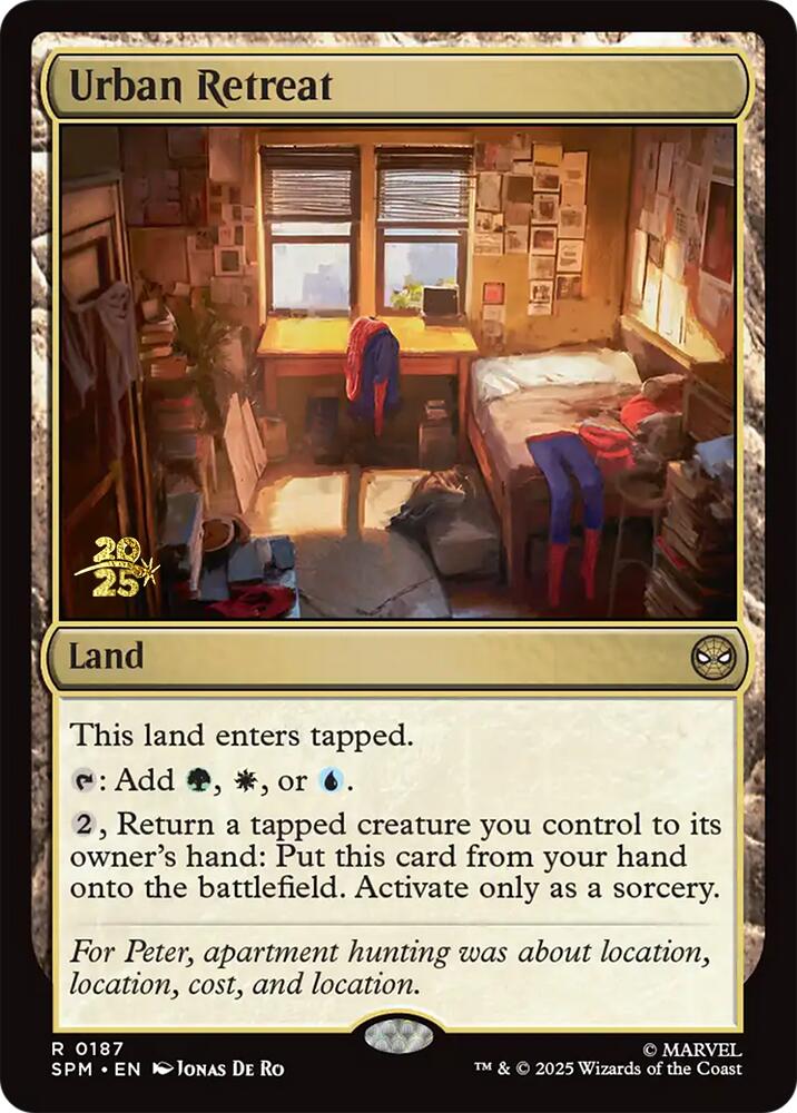 Urban Retreat [Marvel's Spider-Man Prerelease Promos] | Chromatic Games