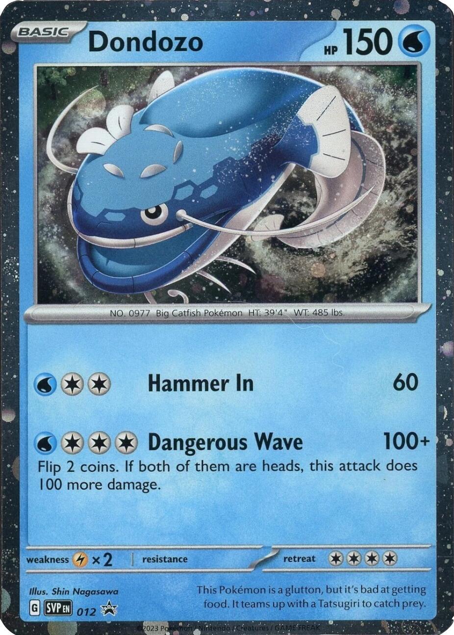 Dondozo (012) (Cosmos Holo) [Scarlet & Violet: Black Star Promos] | Chromatic Games