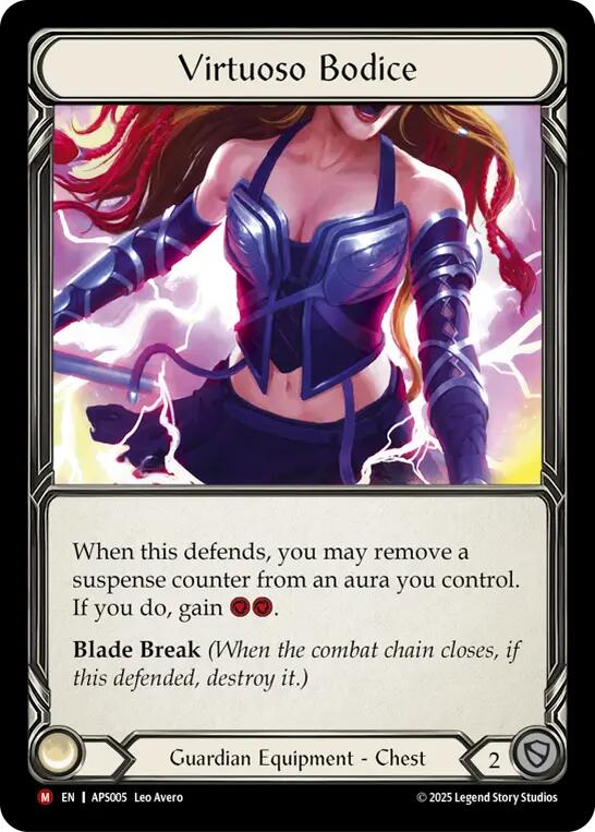 Virtuoso Bodice [APS005] (Armory Deck: Pleiades)  Rainbow Foil | Chromatic Games