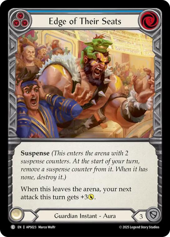 Edge of Their Seats (Blue) [APS023] (Armory Deck: Pleiades) | Chromatic Games