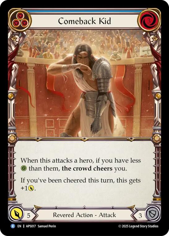 Comeback Kid (Blue) [APS017] (Armory Deck: Pleiades) | Chromatic Games