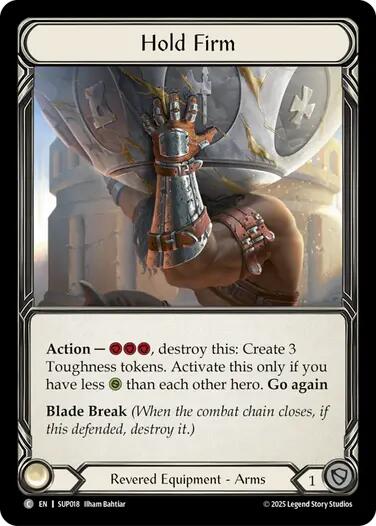 Hold Firm (Cold Foil) [SUP018] (Super Slam)  Cold Foil | Chromatic Games