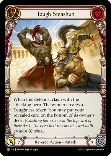 Tough Smashup (Red) [SUP046] (Super Slam)  Rainbow Foil | Chromatic Games