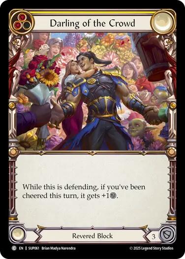 Darling of the Crowd [SUP061] (Super Slam)  Rainbow Foil | Chromatic Games