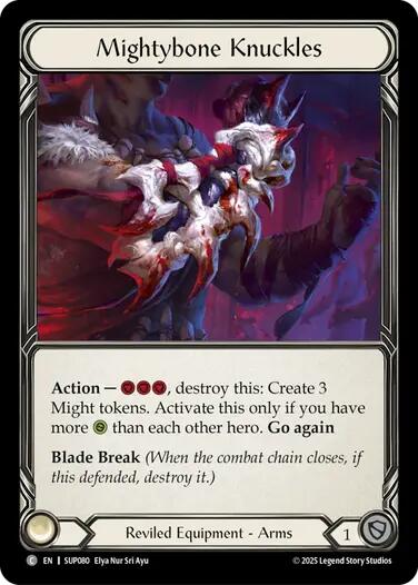 Mightybone Knuckles (Cold Foil) [SUP080] (Super Slam)  Cold Foil | Chromatic Games