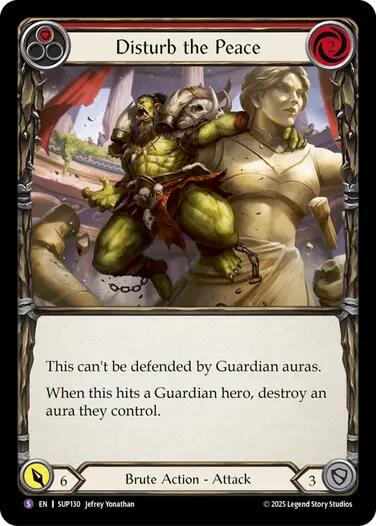 Disturb the Peace [SUP130] (Super Slam)  Rainbow Foil | Chromatic Games