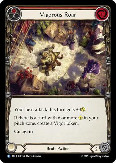 Vigorous Roar [SUP138] (Super Slam)  Rainbow Foil | Chromatic Games