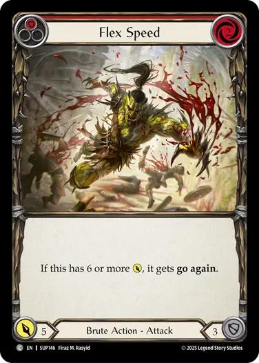 Flex Speed (Red) [SUP146] (Super Slam) | Chromatic Games