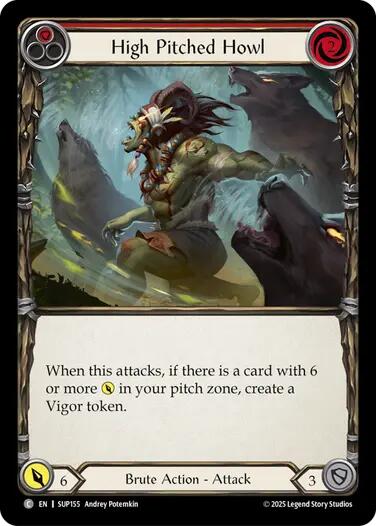 High Pitched Howl (Red) [SUP155] (Super Slam) | Chromatic Games