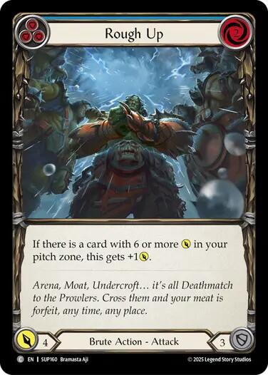 Rough Up (Blue) [SUP160] (Super Slam) | Chromatic Games