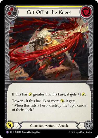 Cut Off at the Knees [SUP173] (Super Slam)  Rainbow Foil | Chromatic Games