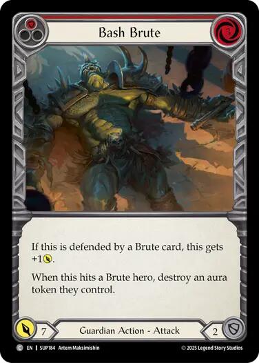 Bash Brute [SUP184] (Super Slam)  Rainbow Foil | Chromatic Games