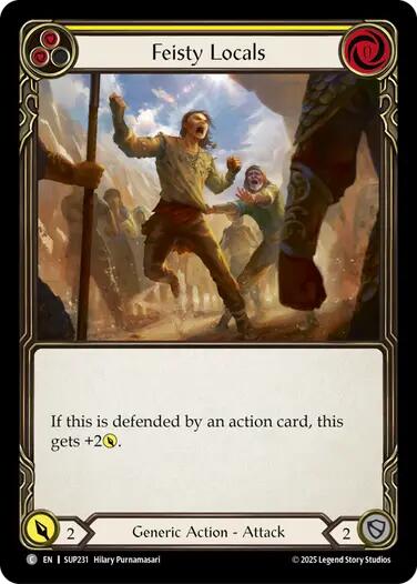 Feisty Locals (Yellow) [SUP231] (Super Slam) | Chromatic Games