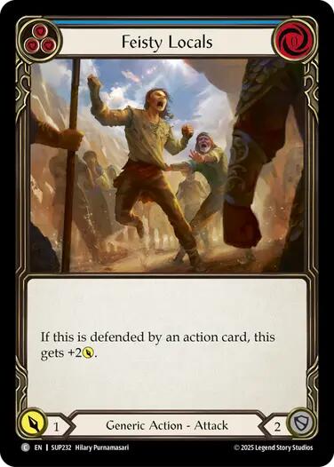 Feisty Locals (Blue) [SUP232] (Super Slam) | Chromatic Games