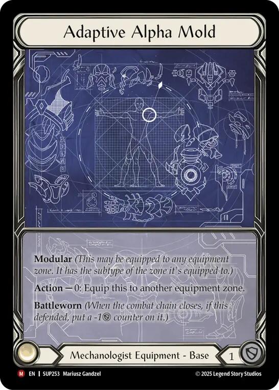 Adaptive Alpha Mold (Extended Art Cold Foil) [SUP253] (Super Slam)  Cold Foil | Chromatic Games
