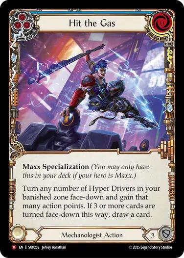 Hit the Gas [SUP255] (Super Slam)  Rainbow Foil | Chromatic Games