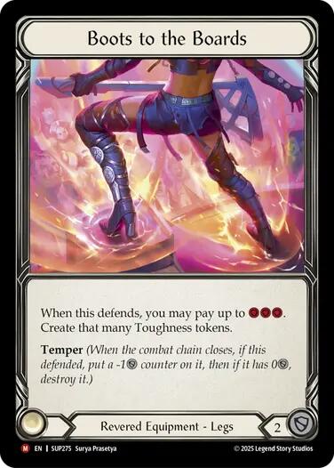 Boots to the Boards (Cold Foil) [SUP274] (Super Slam)  Cold Foil | Chromatic Games