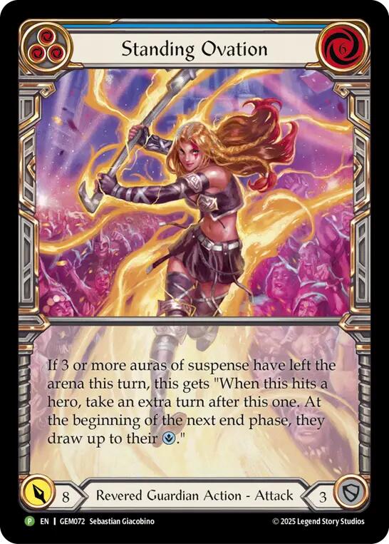 Standing Ovation [GEM072] (GEM Pack 3)  Rainbow Foil | Chromatic Games