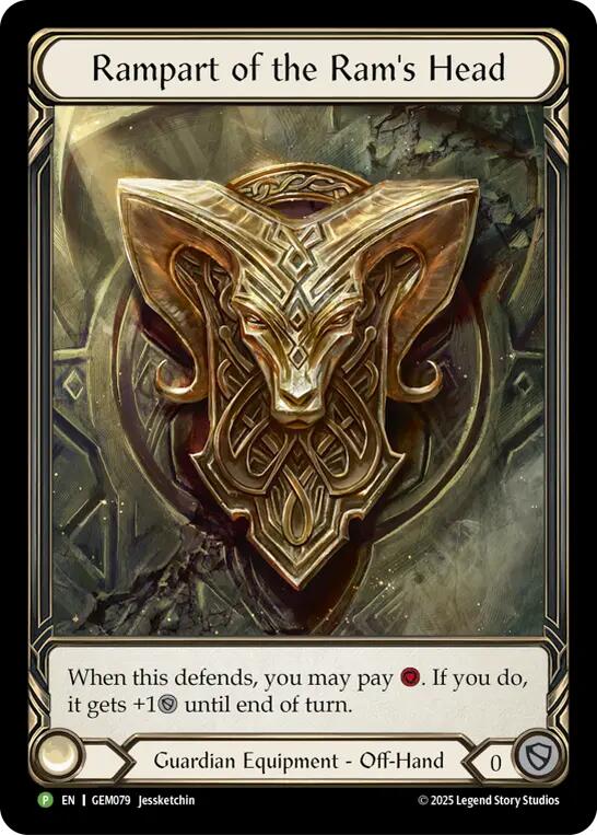 Rampart of the Ram's Head [GEM079] (GEM Pack 3)  Rainbow Foil | Chromatic Games