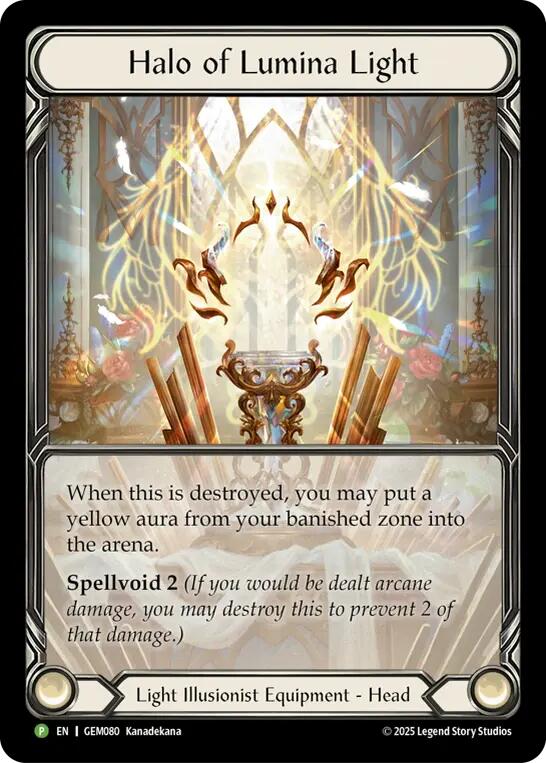 Halo of Lumina Light [GEM080] (GEM Pack 3)  Rainbow Foil | Chromatic Games