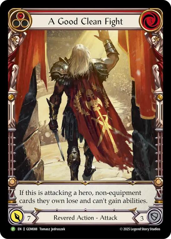 A Good Clean Fight [GEM088] (GEM Pack 3)  Rainbow Foil | Chromatic Games