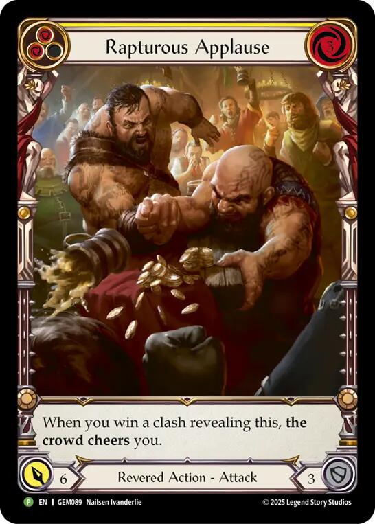 Rapturous Applause [GEM089] (GEM Pack 3)  Rainbow Foil | Chromatic Games
