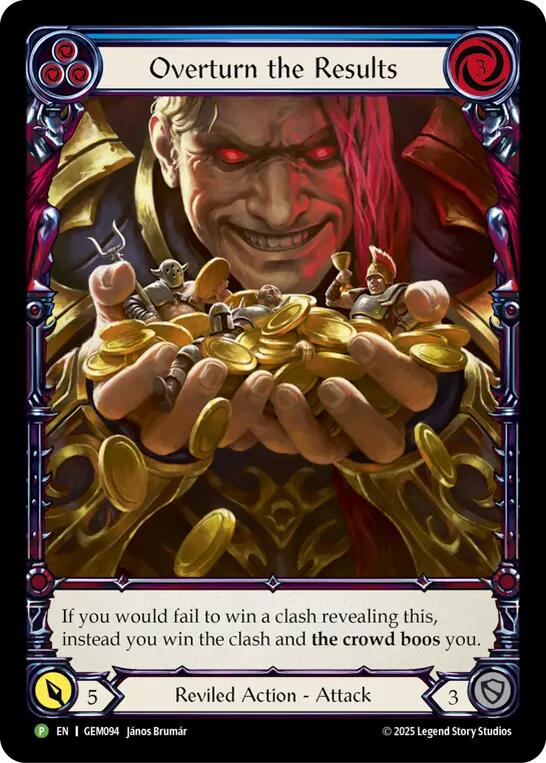 Overturn the Results [GEM094] (GEM Pack 3)  Rainbow Foil | Chromatic Games