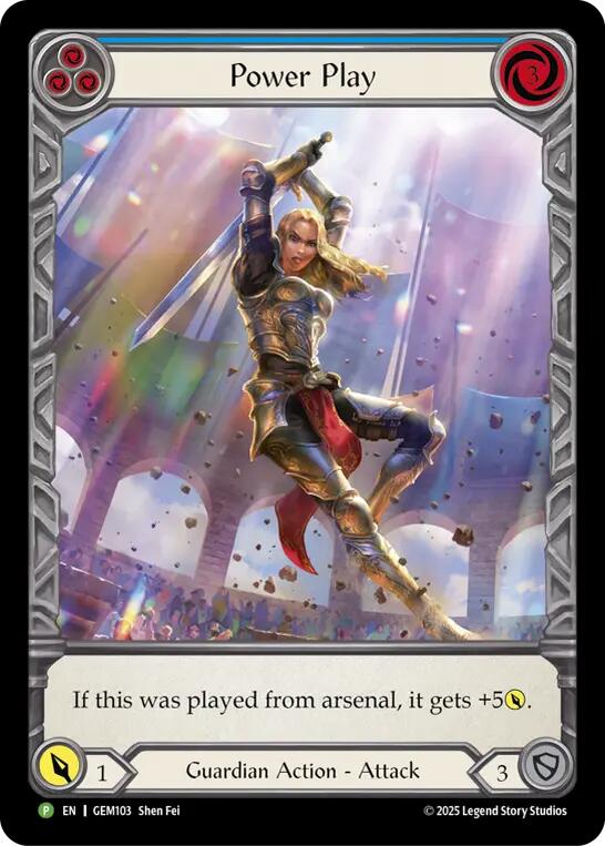 Power Play [GEM103] (GEM Pack 3)  Rainbow Foil | Chromatic Games