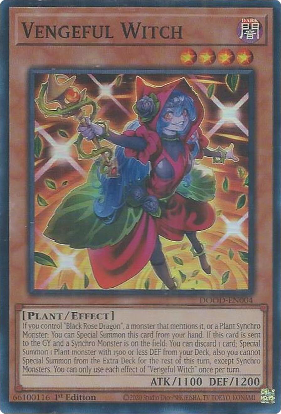 Vengeful Witch [DOOD-EN004] Super Rare | Chromatic Games