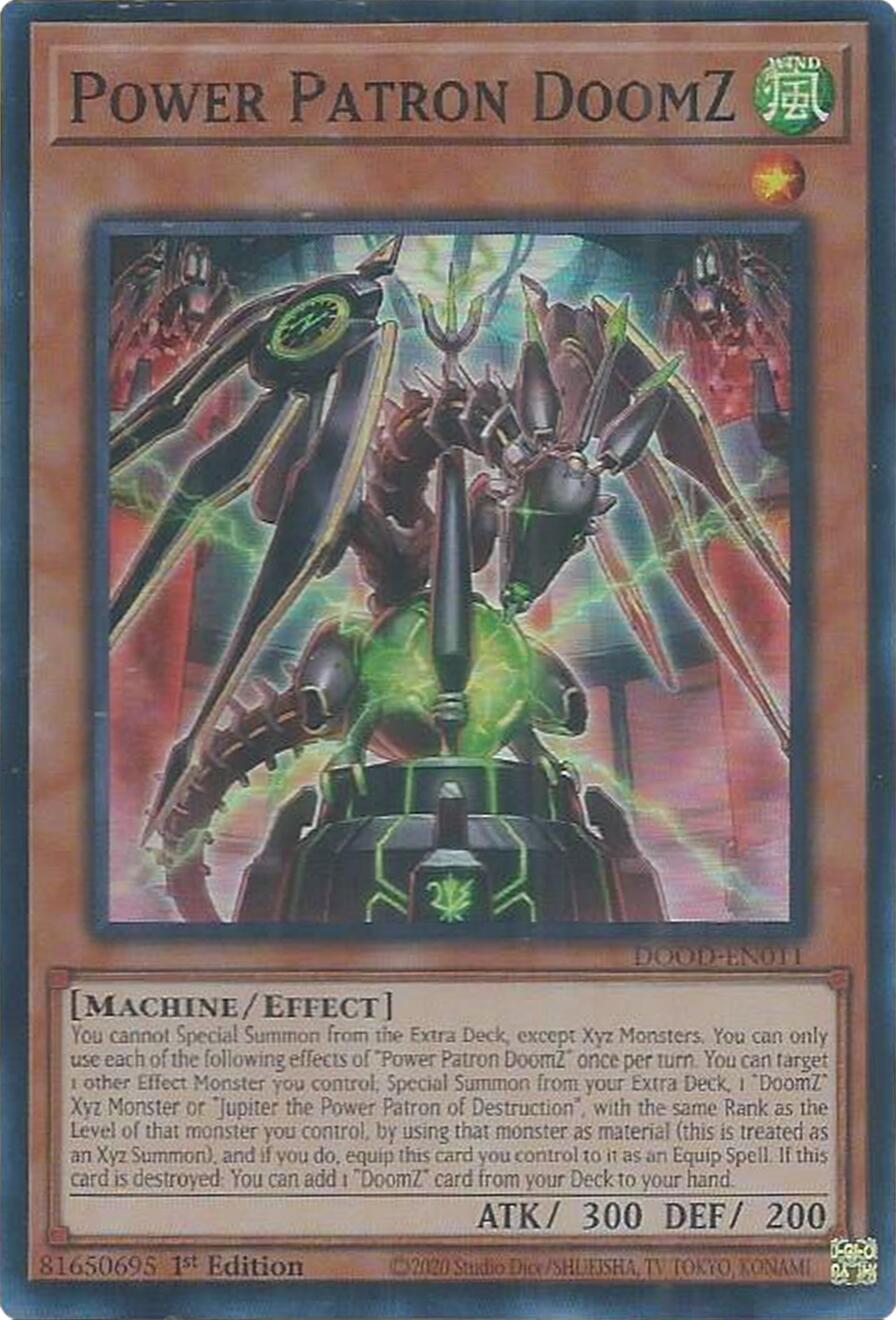 Power Patron DoomZ [DOOD-EN011] Super Rare | Chromatic Games