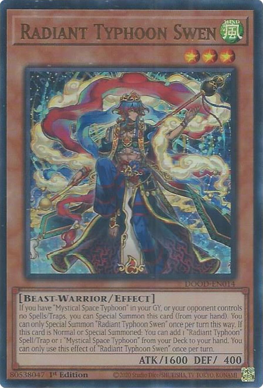 Radiant Typhoon Swen [DOOD-EN014] Ultra Rare | Chromatic Games