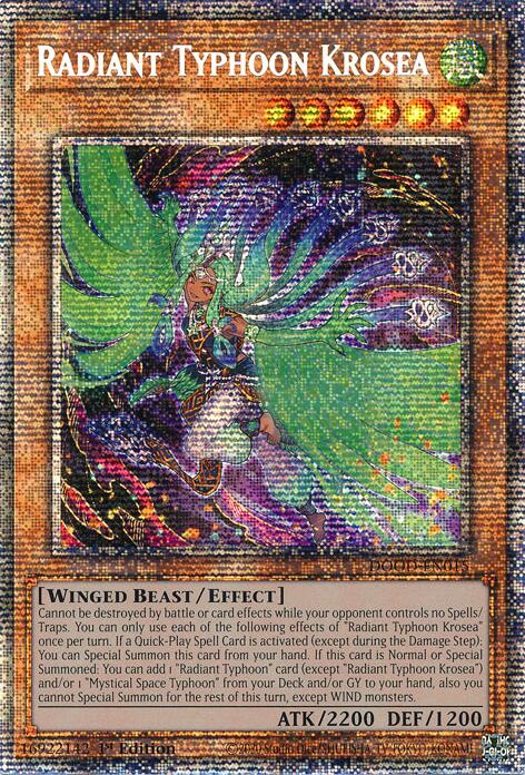 Radiant Typhoon Krosea (Starlight Rare) [DOOD-EN015] Starlight Rare | Chromatic Games