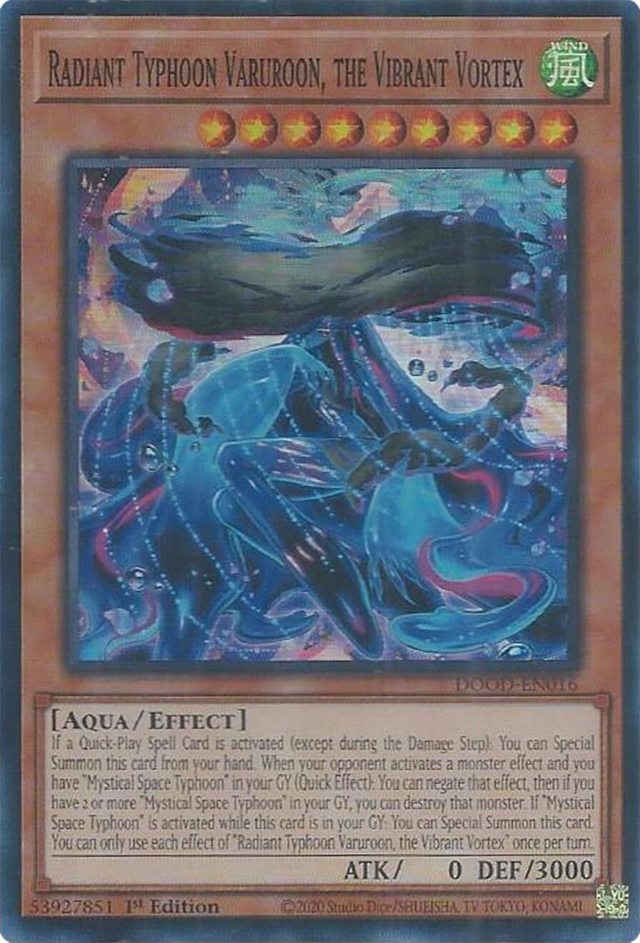 Radiant Typhoon Varuroon, the Vibrant Vortex [DOOD-EN016] Super Rare | Chromatic Games