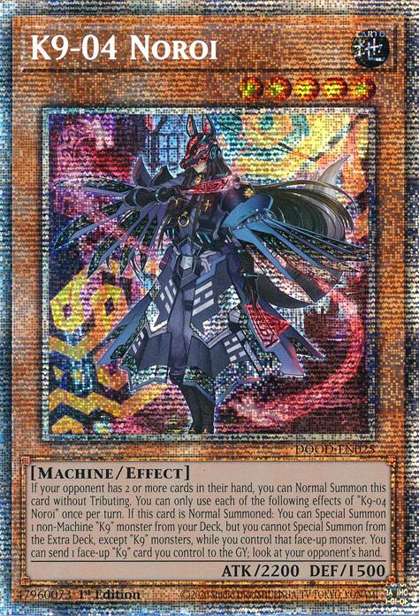 K9-04 Noroi (Starlight Rare) [DOOD-EN025] Starlight Rare | Chromatic Games