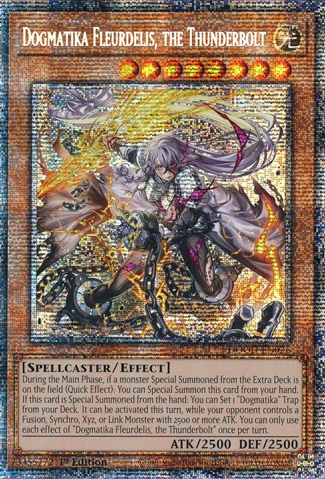 Dogmatika Fleurdelis, the Thunderbolt (Starlight Rare) [DOOD-EN026] Starlight Rare | Chromatic Games