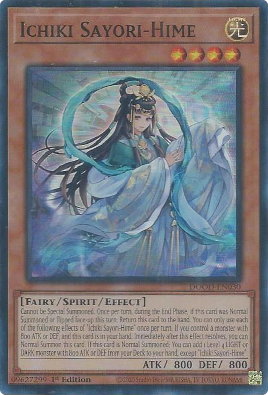 Ichiki Sayori-Hime [DOOD-EN030] Super Rare | Chromatic Games