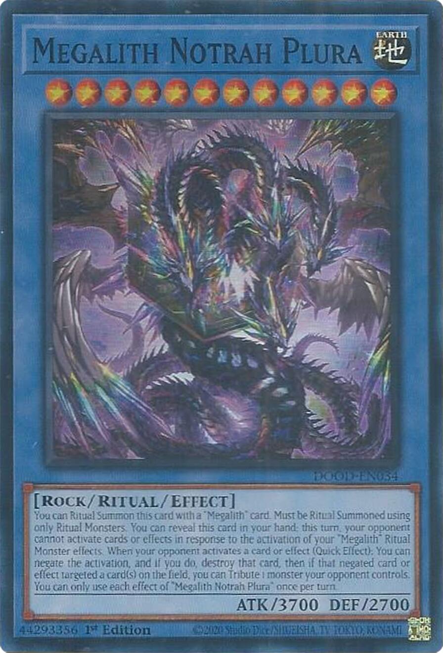 Megalith Notrah Plura [DOOD-EN034] Super Rare | Chromatic Games