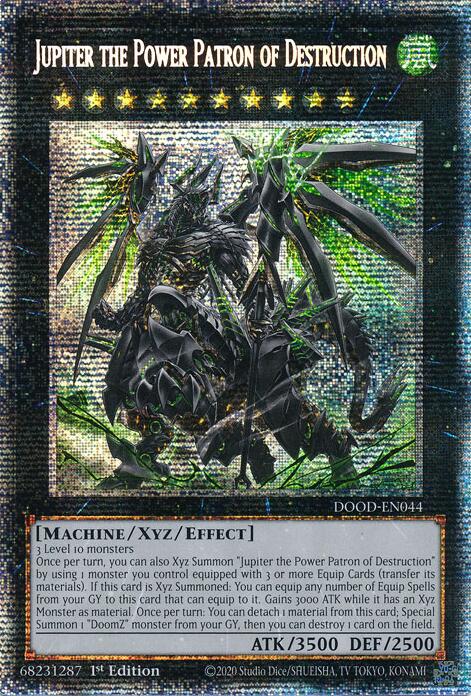 Jupiter the Power Patron of Destruction (Starlight Rare) [DOOD-EN044] Starlight Rare | Chromatic Games