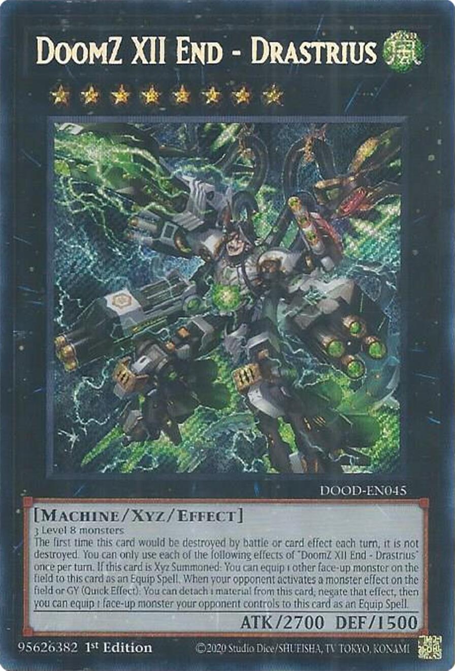 DoomZ XII End - Drastrius [DOOD-EN045] Secret Rare | Chromatic Games