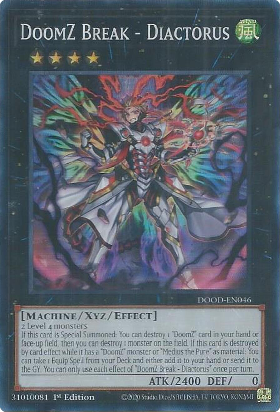 DoomZ Break - Diactorus [DOOD-EN046] Super Rare | Chromatic Games