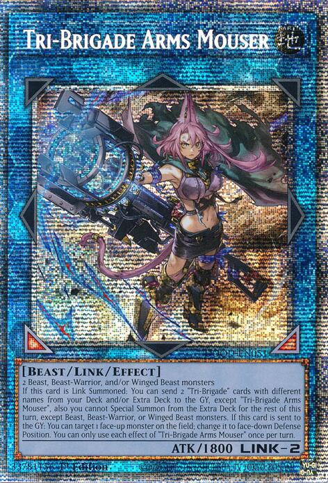 Tri-Brigade Arms Mouser (Starlight Rare) [DOOD-EN051] Starlight Rare | Chromatic Games