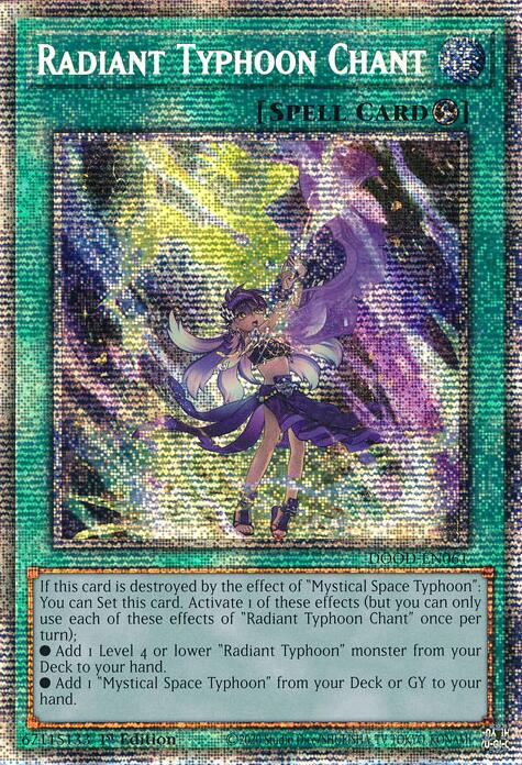 Radiant Typhoon Chant (Starlight Rare) [DOOD-EN061] Starlight Rare | Chromatic Games