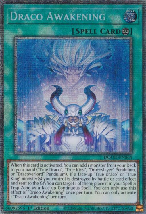Draco Awakening (Starlight Rare) [DOOD-EN064] Starlight Rare | Chromatic Games